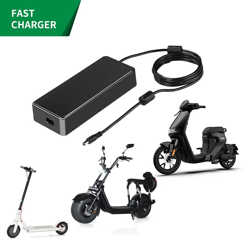 CE KC PSE SAA UL certified 54.6v 2a lithium battery charger for 48v electric bicycle e-scooter