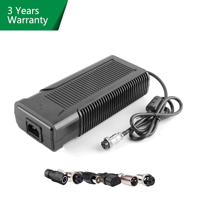 CE ETL RCM Certified 42V 5A 6A 7A Lithium Battery Charger for 10S Li-ion Battery pack E-Vehicle E-scooter