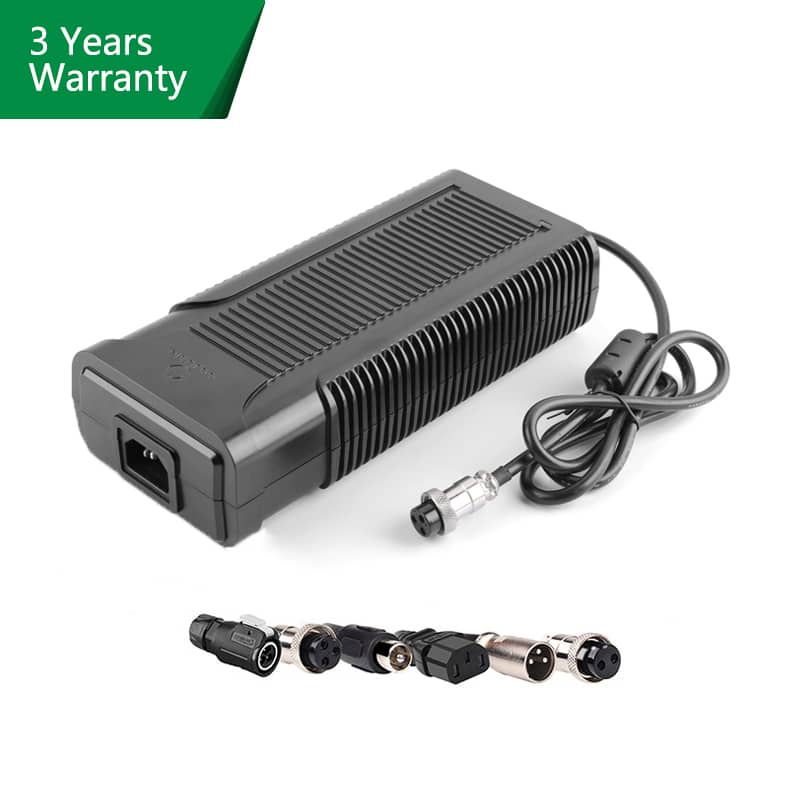 CE ETL RCM Certified 33.6V 6A 7A 8A Lithium Battery Charger for 8S Li-ion Battery pack E-Vehicle E-scooter