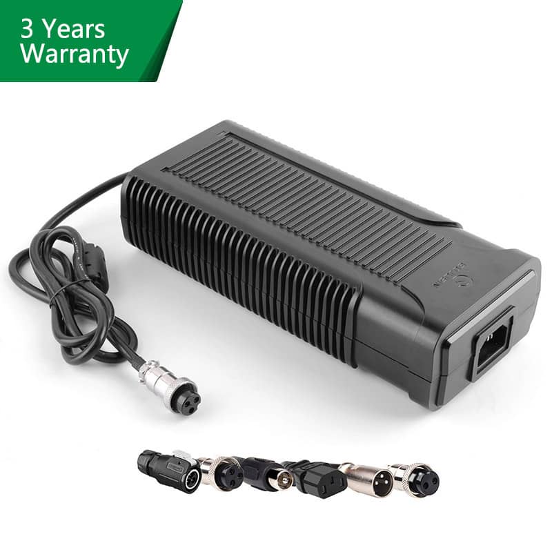 CE SAA certificate 79.8V 3A 4A Li-ion battery charger for 19 Cell 70V lithium battery pack