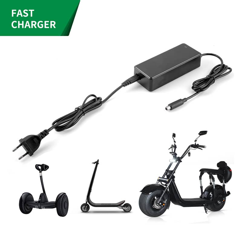 CE KC PSE SAA Certified 84v 1a Lithium Battery charger for 20s Li-ion battery pack electric bicycle e-scooter