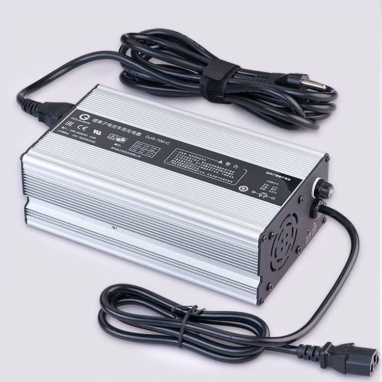 PSE KC RCM UL CE Certified black white 63V 10A charger for 55.5V Electric e-Bike Scooter Li-ion Battery